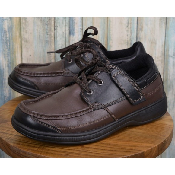 Other - Orthofeet Baton Rouge Tie-Less Orthopedic Shoes Men's Size 9 Wide (2E) Brown